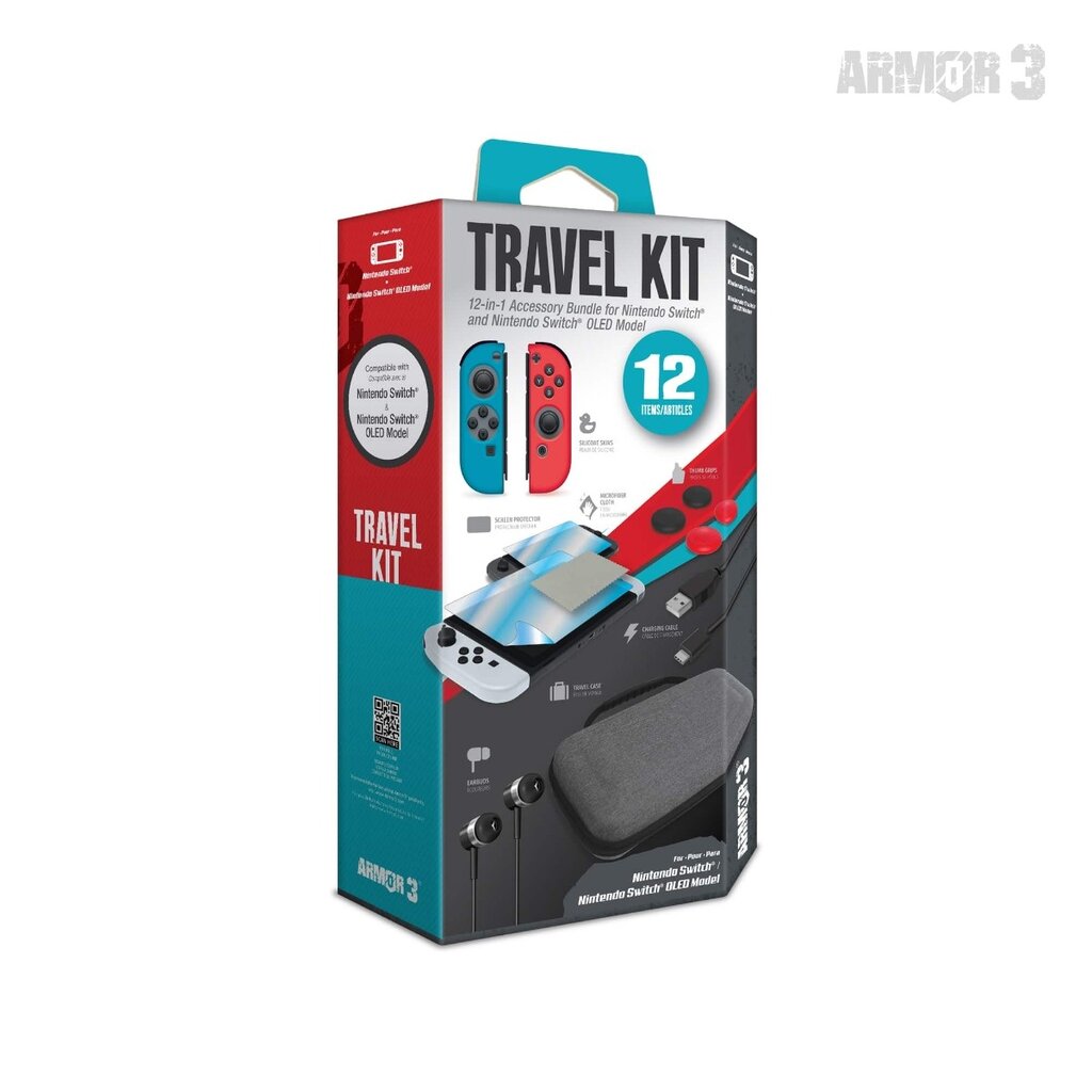 Hyperkin Hyperkin - Armor3 - 12-in-1 travel kit - voor Nintendo Switch / Oled