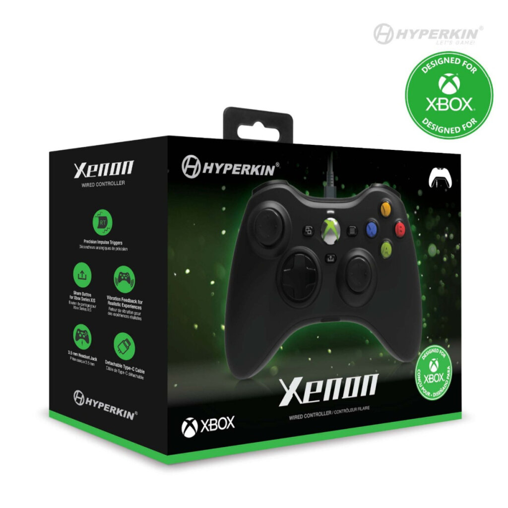 Hyperkin Hyperkin - Xenon - wired controller - Xbox Series X|S / XBOX1 / Windows 11|10 (black)