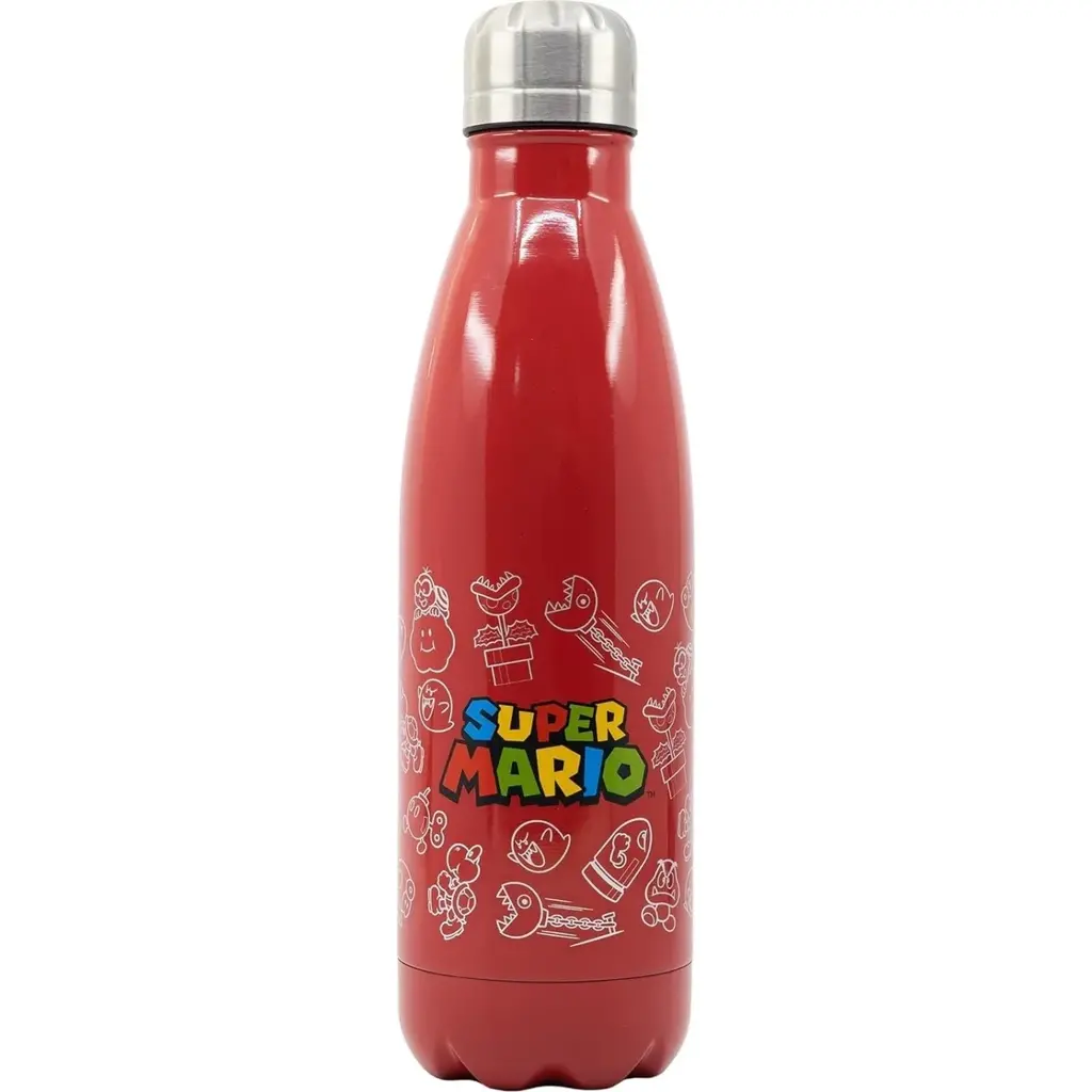 Super Mario Super Mario - metalen waterfles (0,78ml)