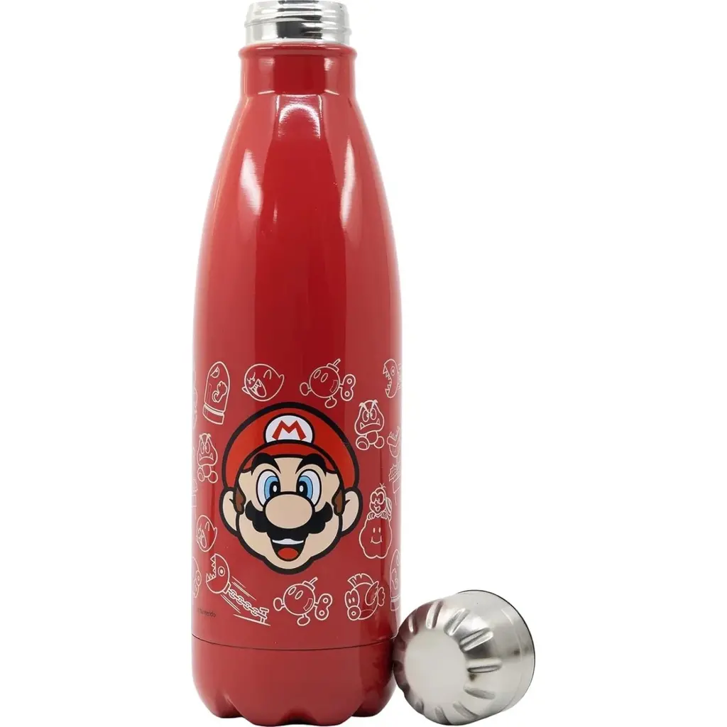 Super Mario Super Mario - metal water bottle (0,78ml)