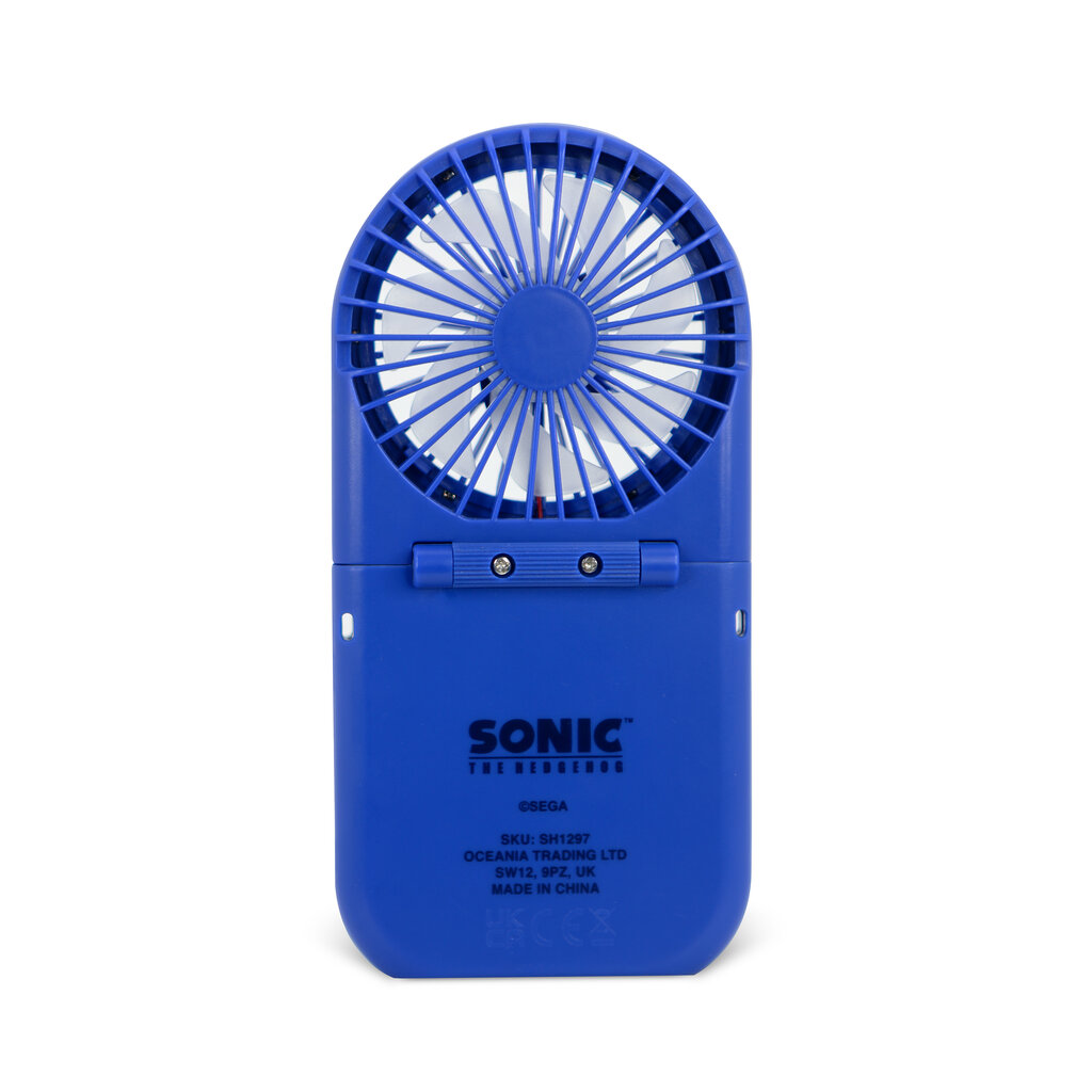 Sonic the Hedgehog Sonic - folding mini fan - 3D character