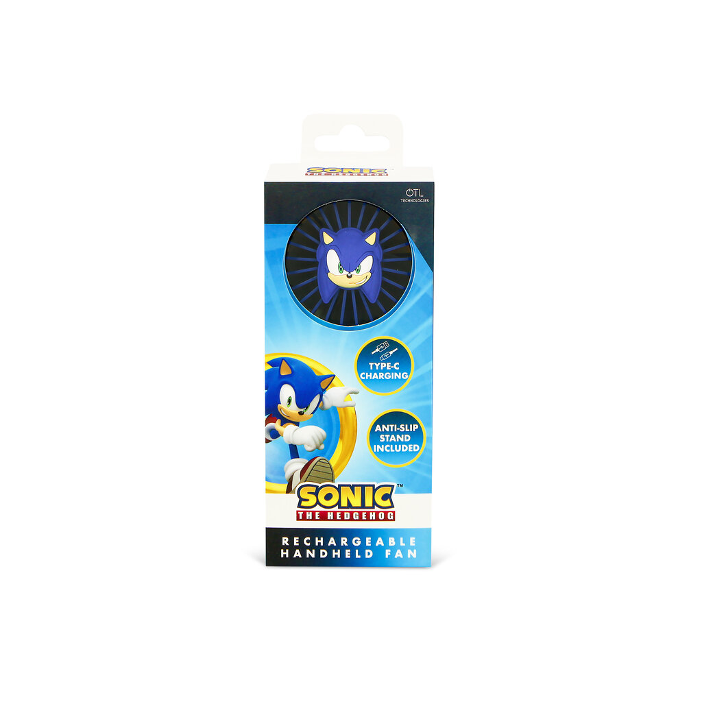 Sonic the Hedgehog Sonic - handheld mini fan - 3D personage