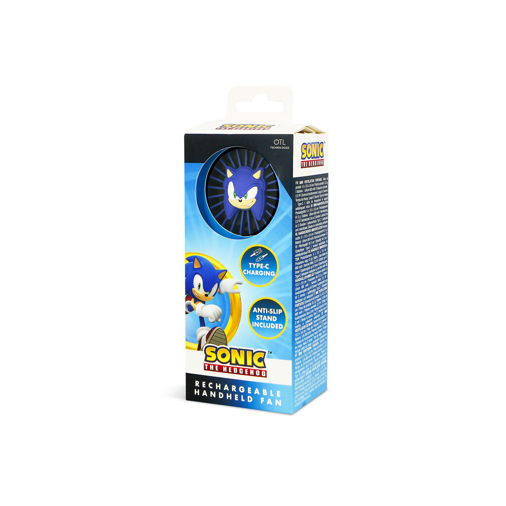 Sonic the Hedgehog Sonic - handheld mini fan - 3D character