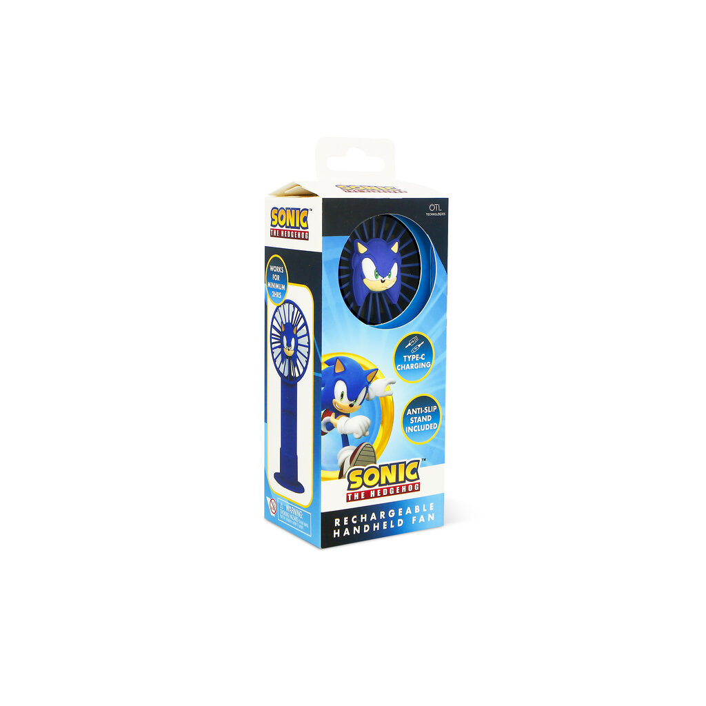 Sonic the Hedgehog Sonic - handheld mini fan - 3D character
