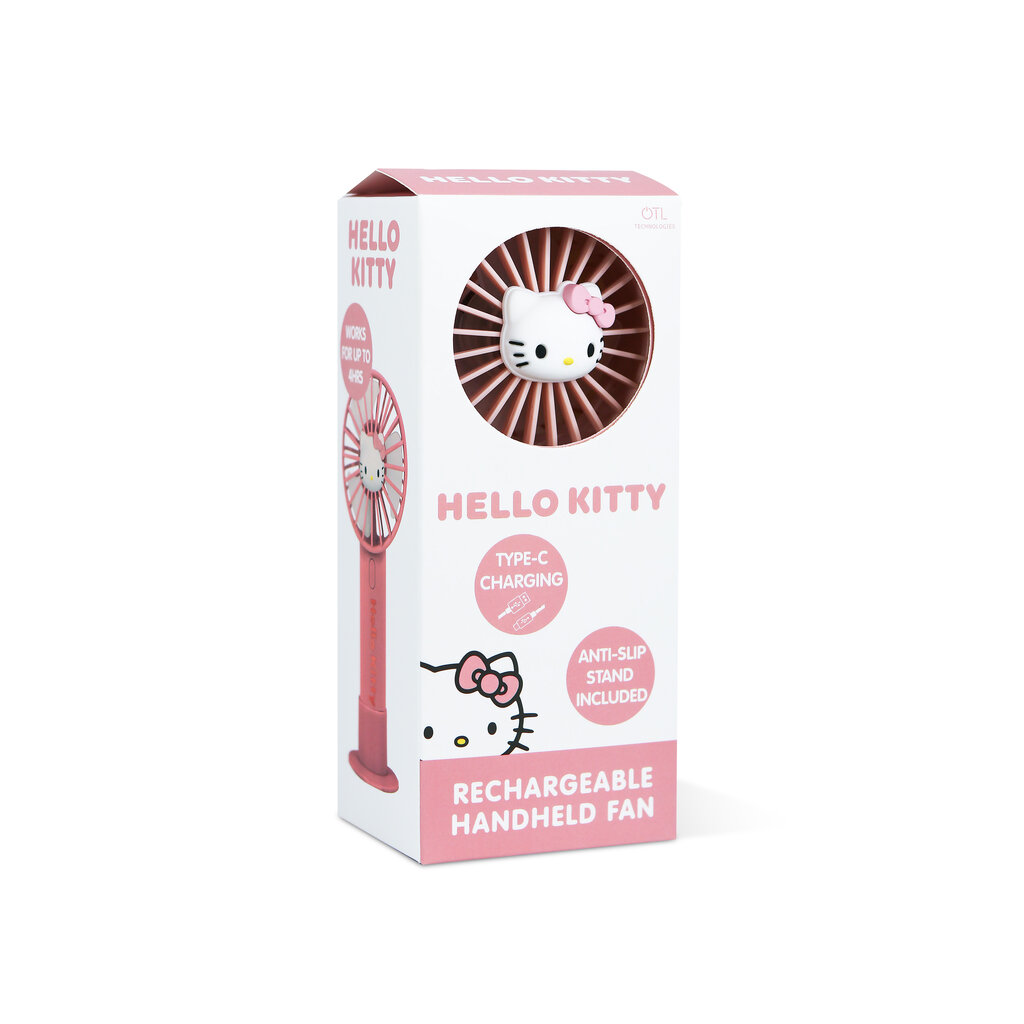 Hello Kitty Hello Kitty - handheld mini fan - 3D character (pink)