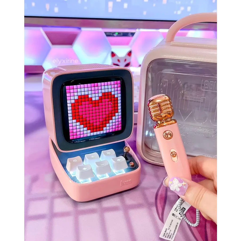 Divoom Divoom - Ditoomic - karaoke set (pink)
