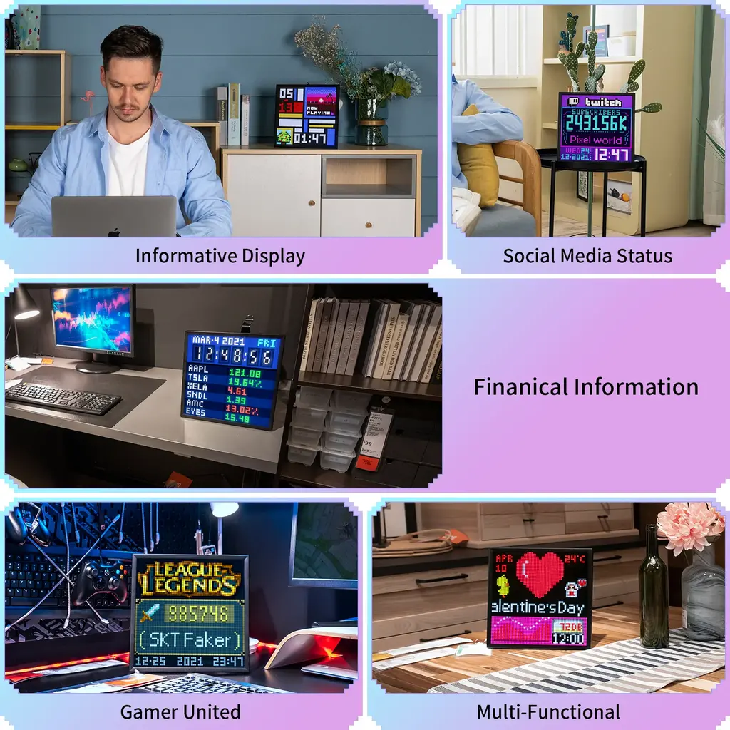 Divoom Divoom - Pixoo 64 - pixel art LED display