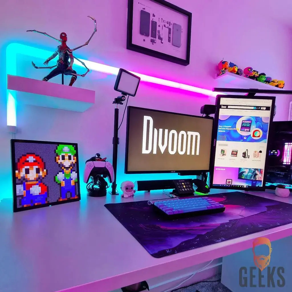 Divoom - Pixoo 64 - pixel art LED display - 4WRD B.V. Divoom - Pixoo 64 - pixel art LED display - 4WRD B.V.