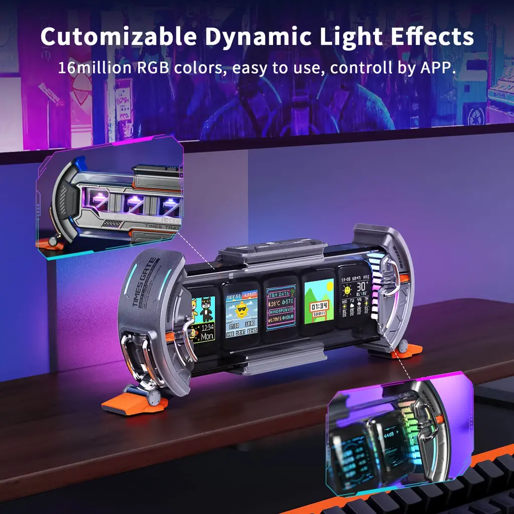 Divoom Divoom - Times Gate - pixel LCD display (grey)