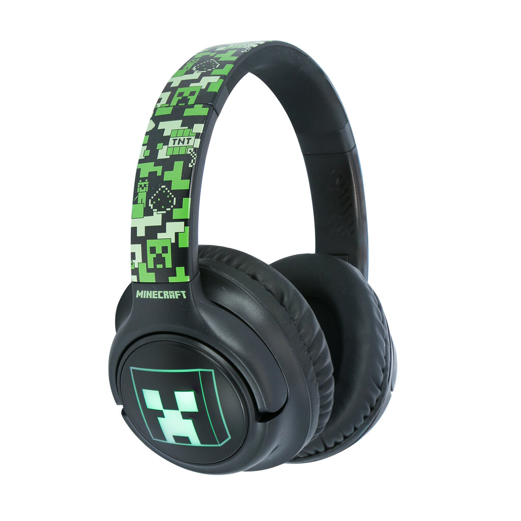 Minecraft Minecraft - Led Light Up - bluetooth koptelefoon