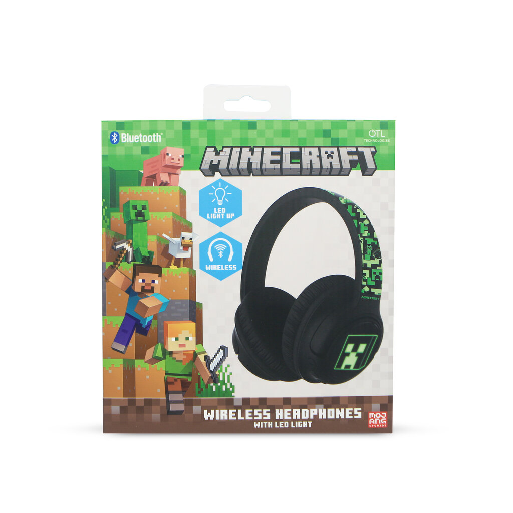 Minecraft Minecraft - Led Light Up - bluetooth headphones
