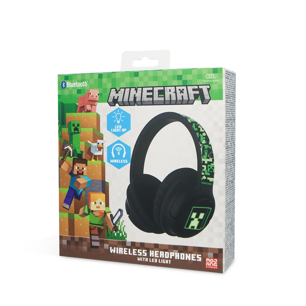 Minecraft Minecraft - Led Light Up - bluetooth headphones