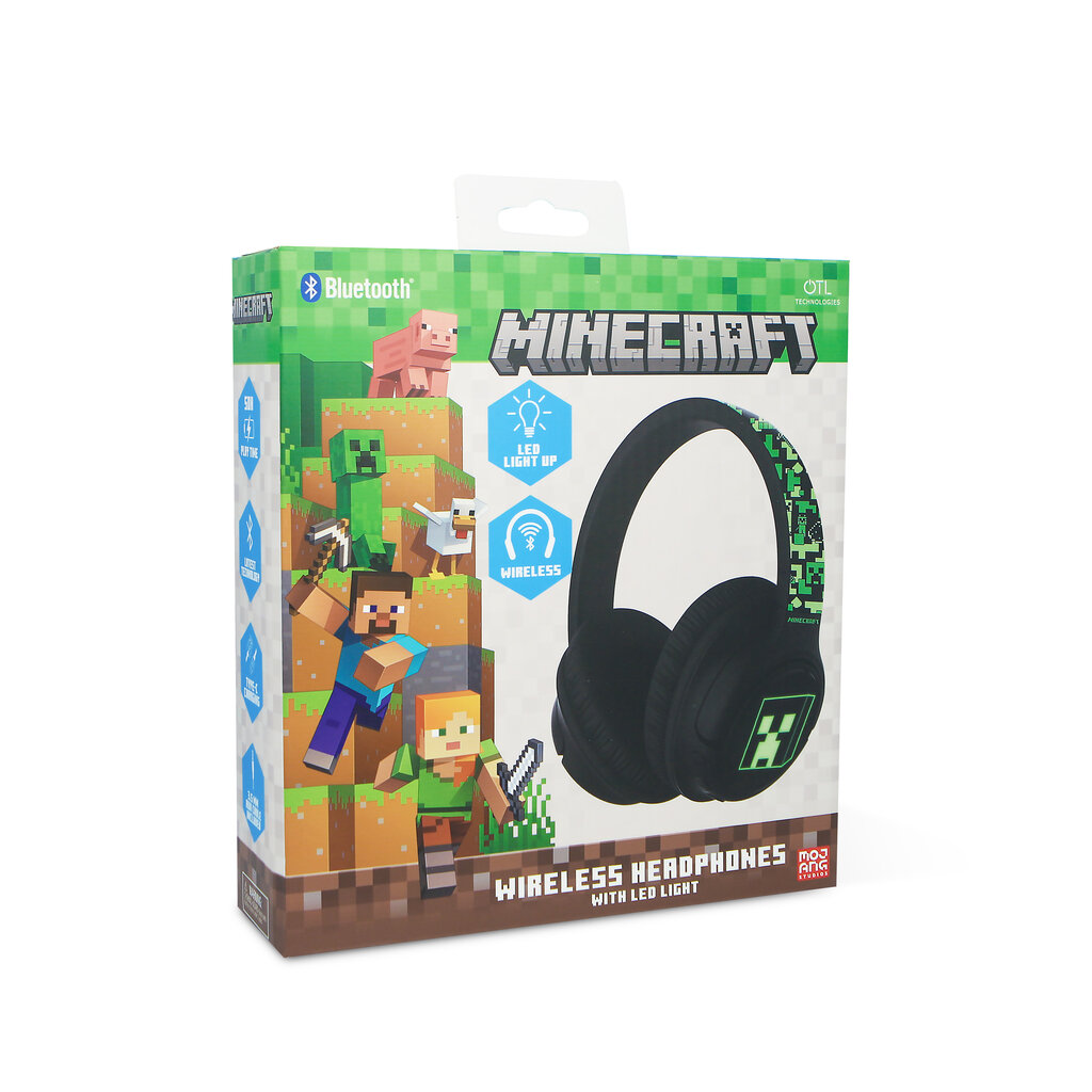 Minecraft Minecraft - Led Light Up - bluetooth headphones