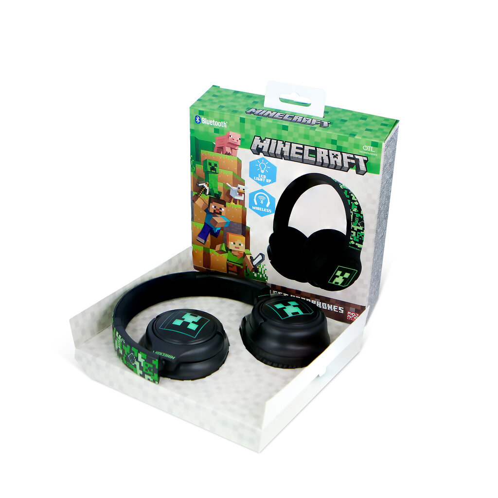 Minecraft Minecraft - Led Light Up - bluetooth headphones