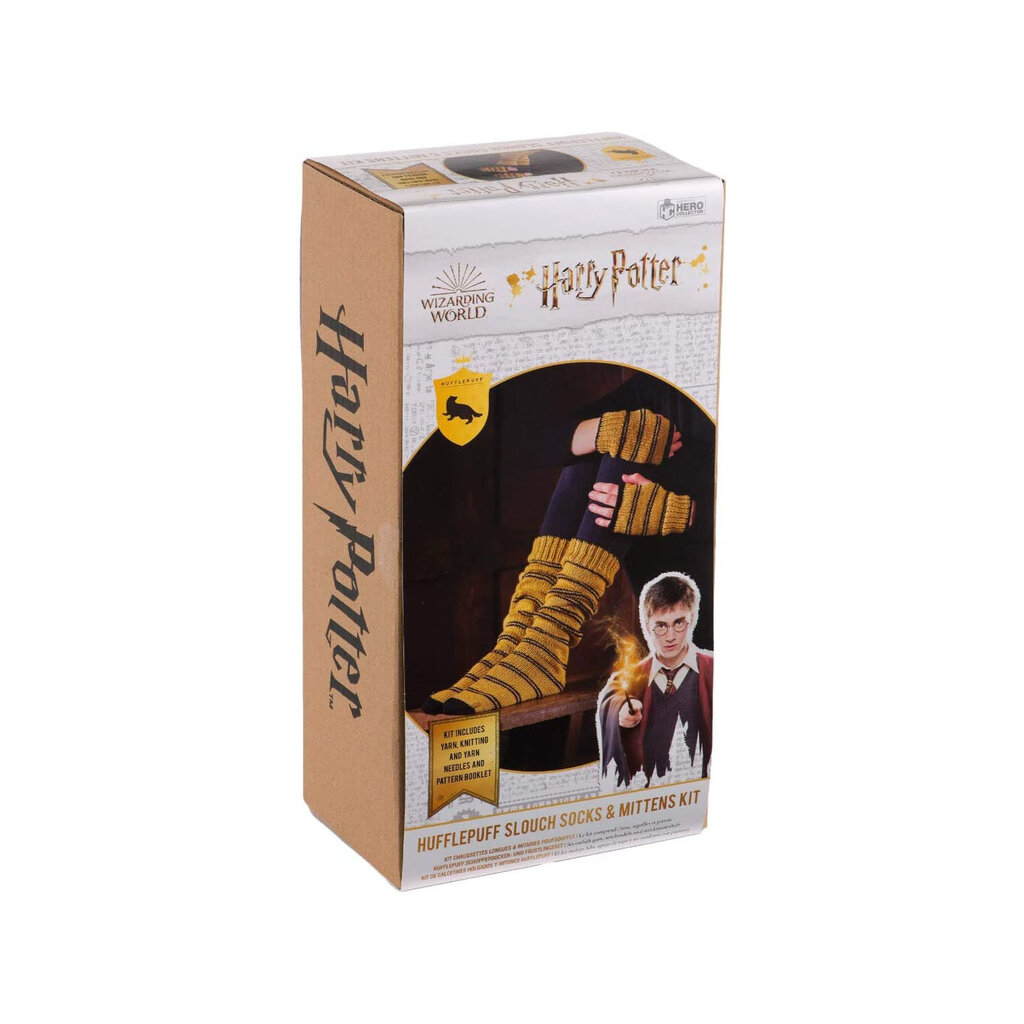 Harry Potter Harry Potter - Hufflepuff - warm socks and mittens knitting set