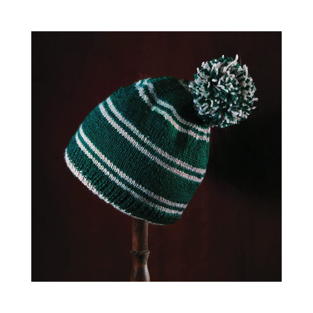 Harry Potter Harry Potter - Zwadderich - winter muts met pompom breiset