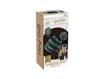 Harry Potter Harry Potter - Zwadderich - winter muts met pompom breiset