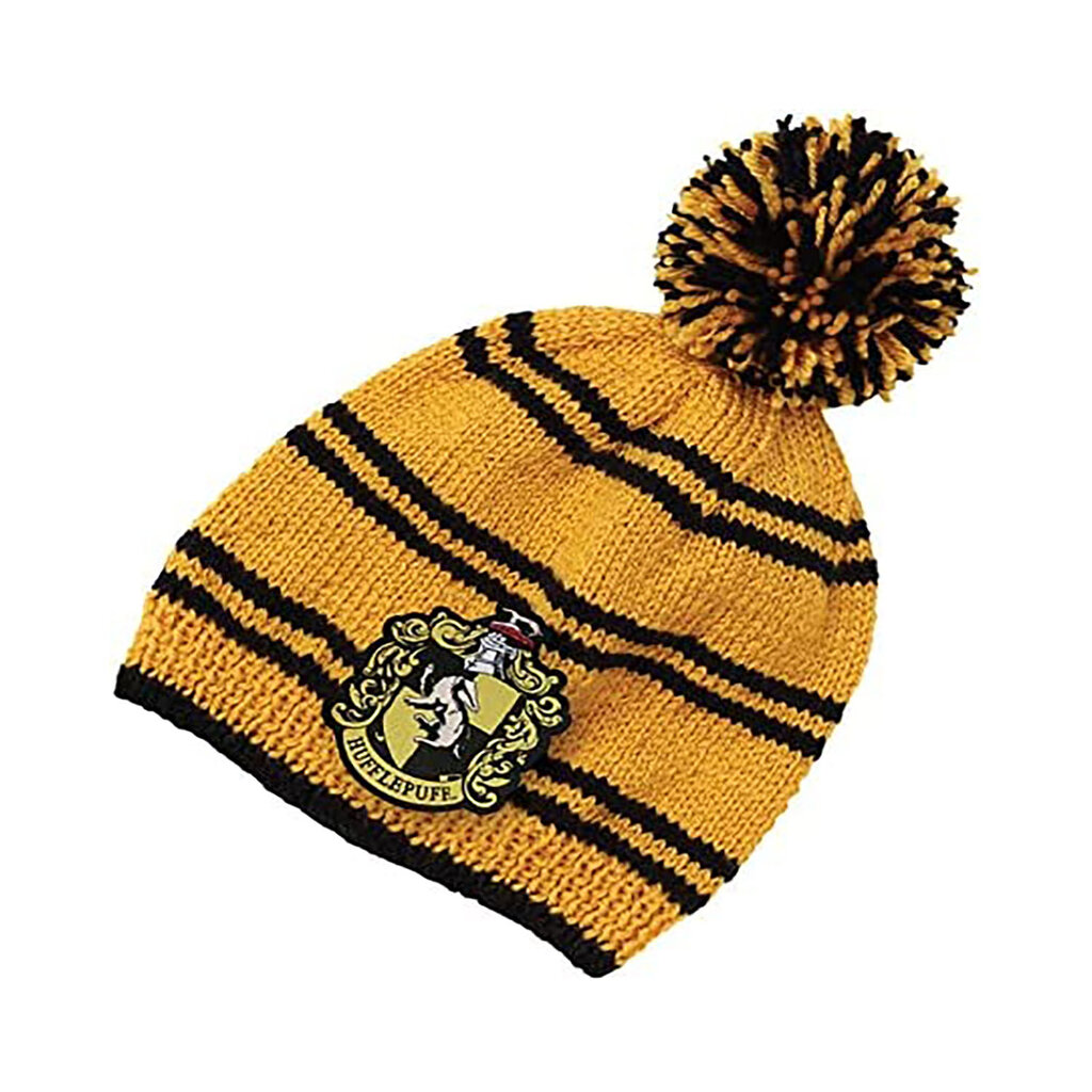 Harry Potter Harry Potter - Hufflepuff - winter hat with pompom knitting set