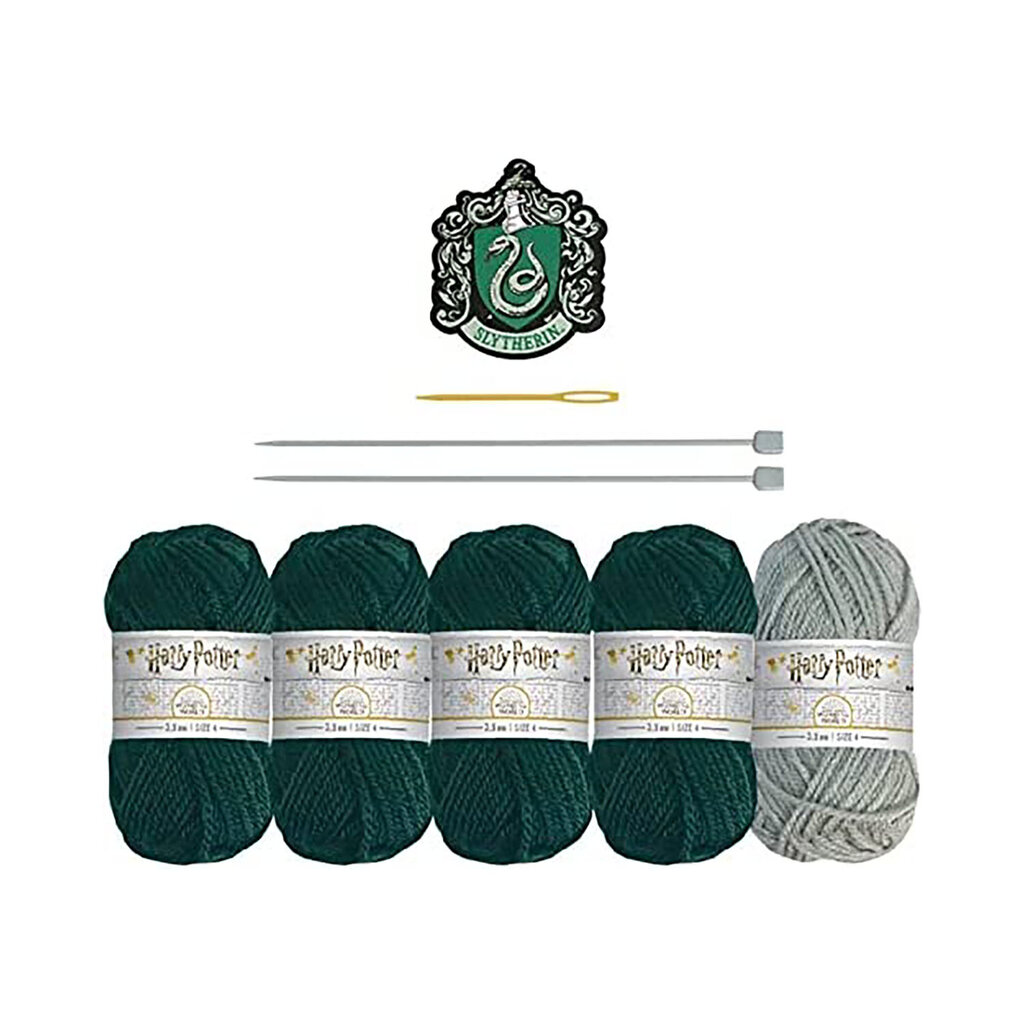 Harry Potter Harry Potter - Slytherin - warm loop scarf knitting set