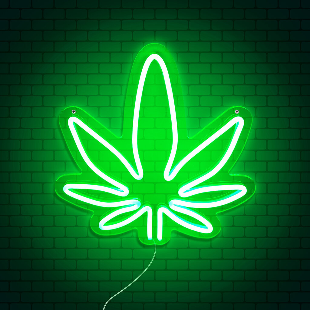 Mad Monkey Weed - High Life - neon wall lamp