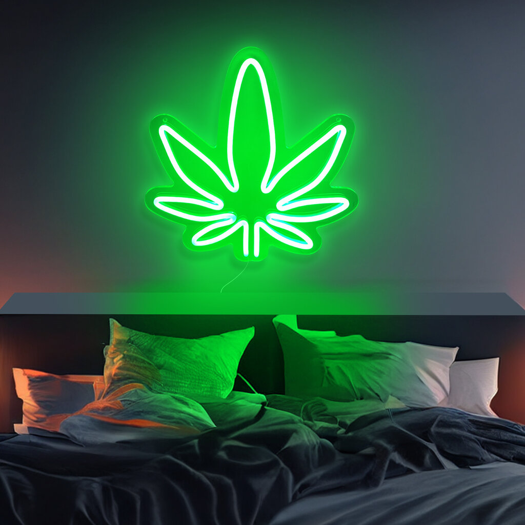 Mad Monkey Weed - High Life - neon wall lamp