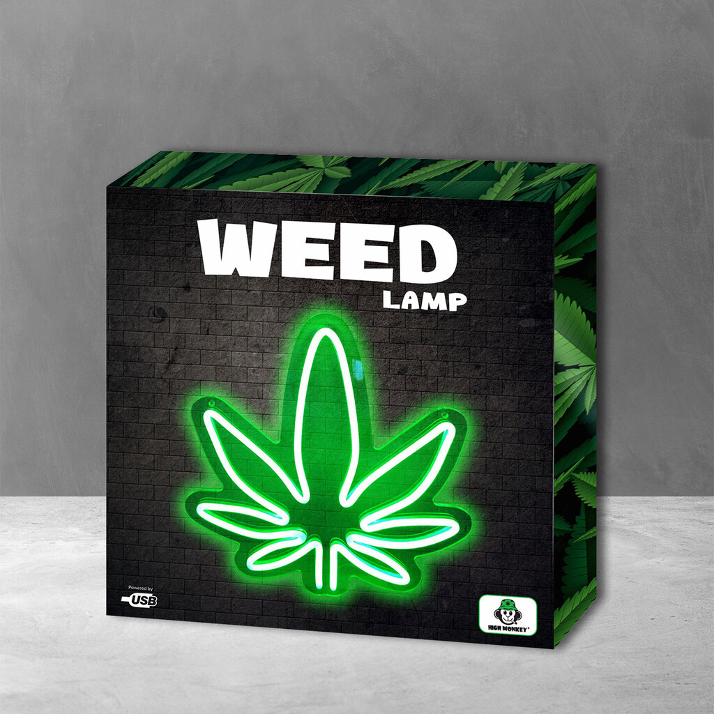 Mad Monkey Weed - High Life - neon wall lamp