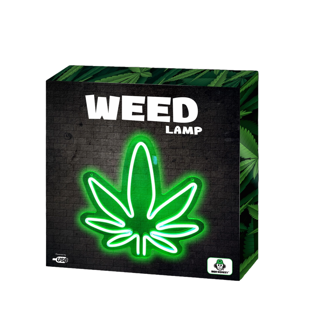Mad Monkey Weed - High Life - neon wall lamp
