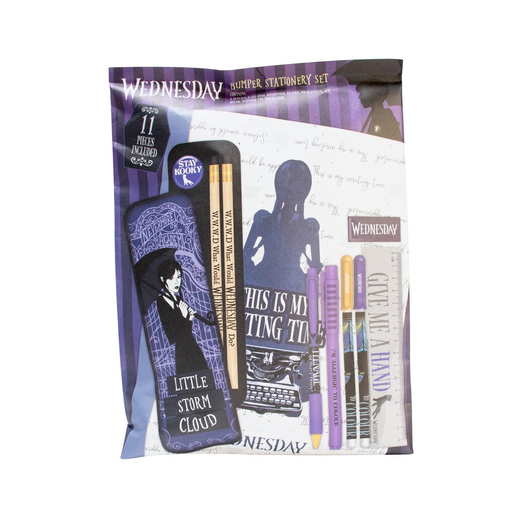 Wednesday Wednesday - schrijfwarenset - 11 onderdelen