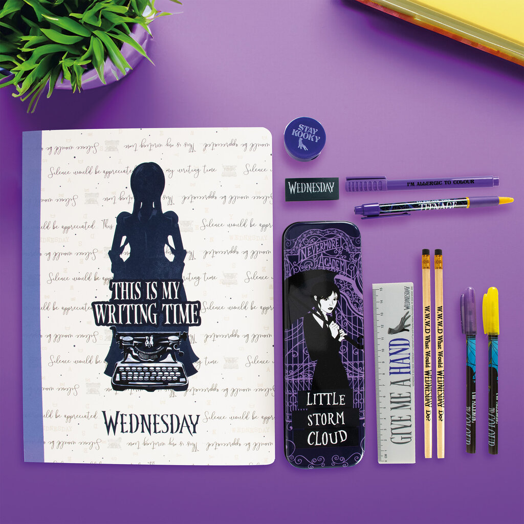 Wednesday Wednesday - schrijfwarenset - 11 onderdelen