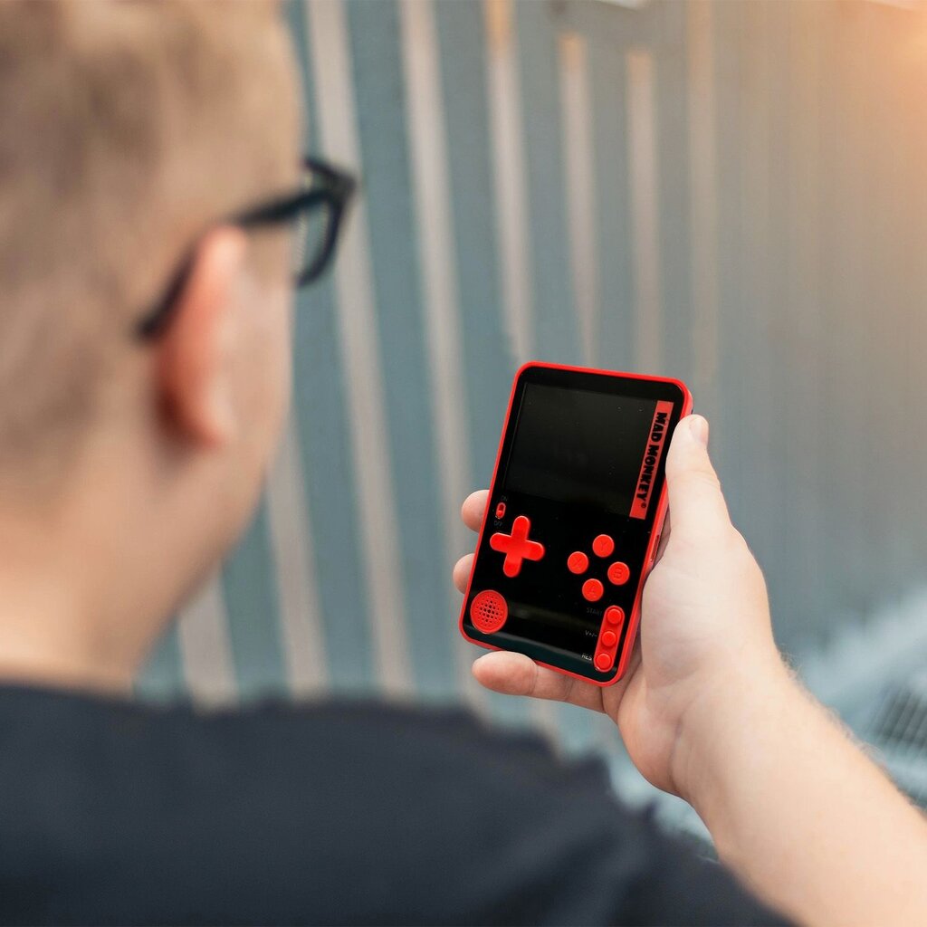 Mad Monkey Retro slim arcade handheld - 300x 8-Bit games - USB-C