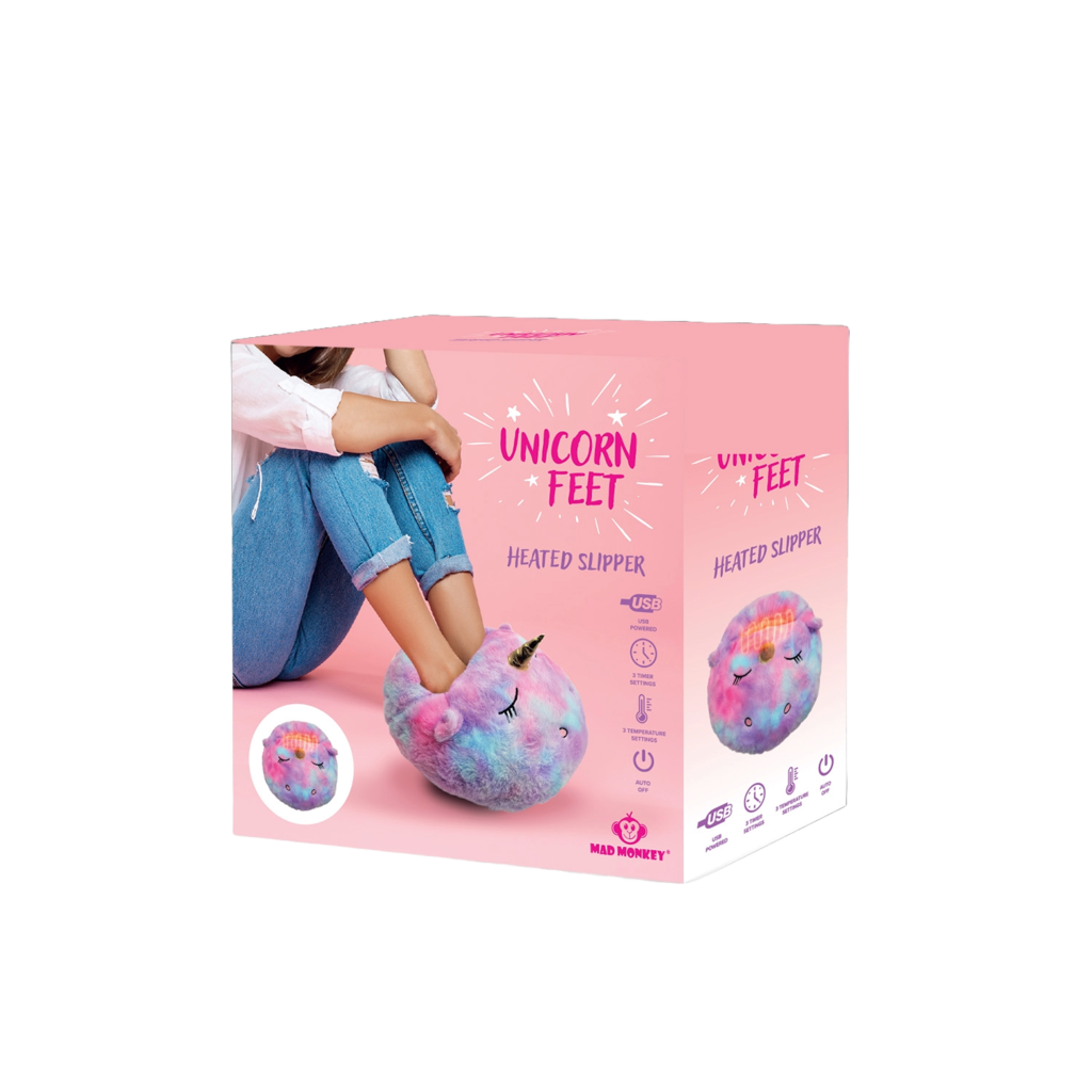 Others Unicorn - plush feet warmer - USB-C - 3 modes