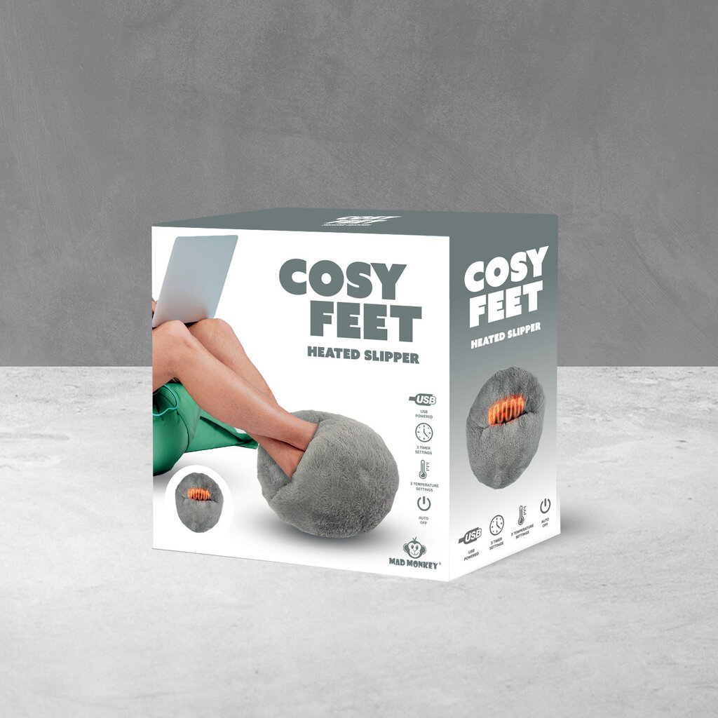 Mad Monkey Pluche voetenwarmer - USB-C - 3 standen