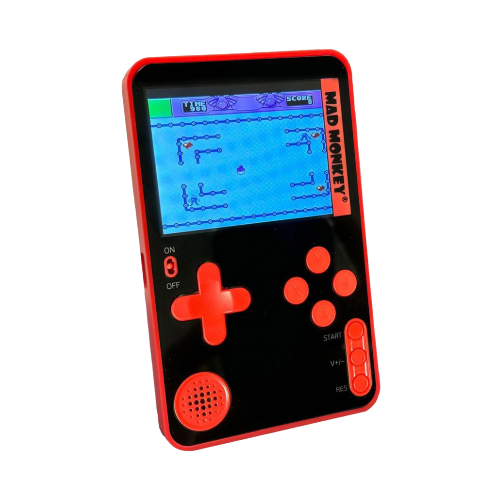 Mad Monkey Retro slim arcade handheld - 300x 8-Bit games - USB-C