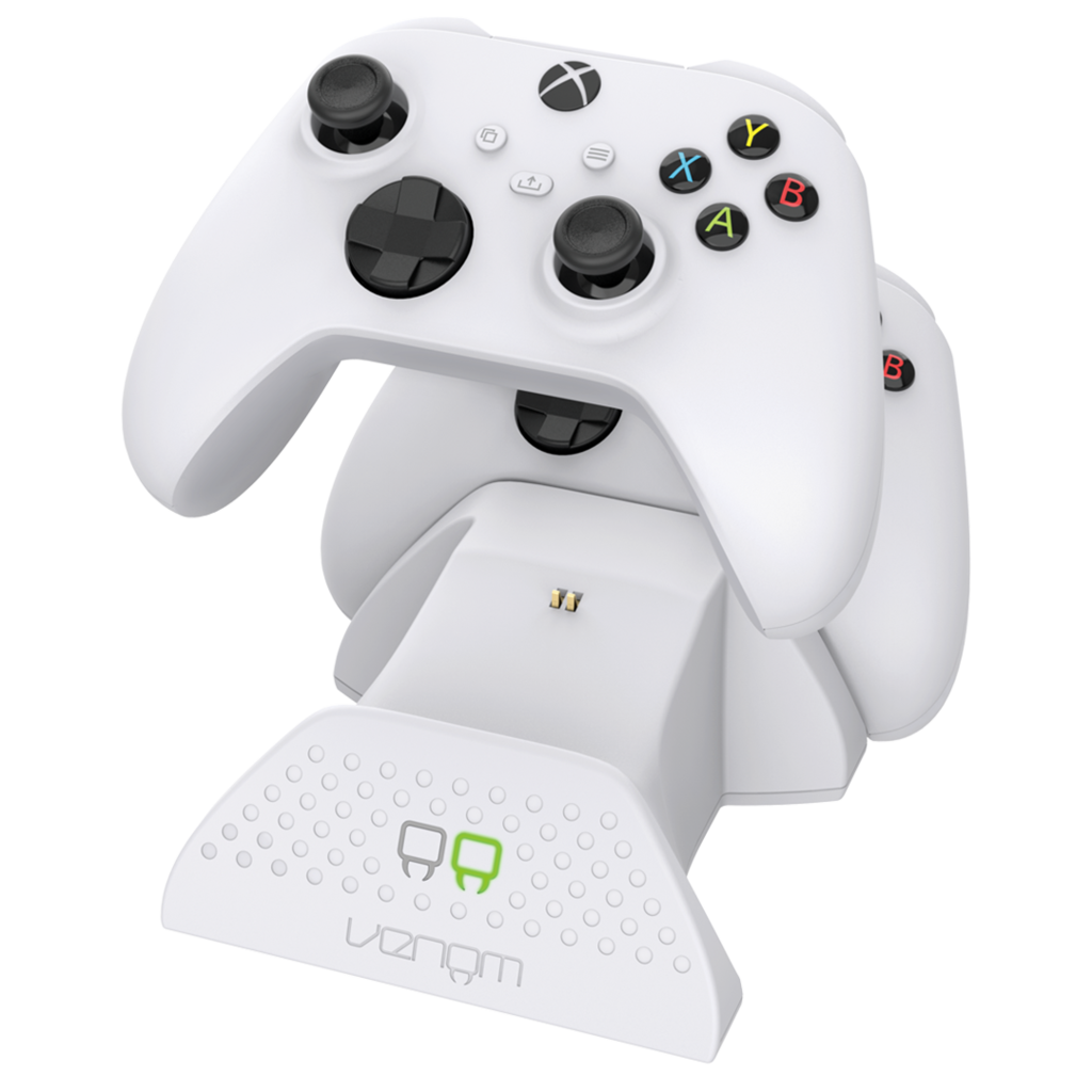 Venom Venom - Xbox Series S/X/One - twin docking station + 2 batteries - wit