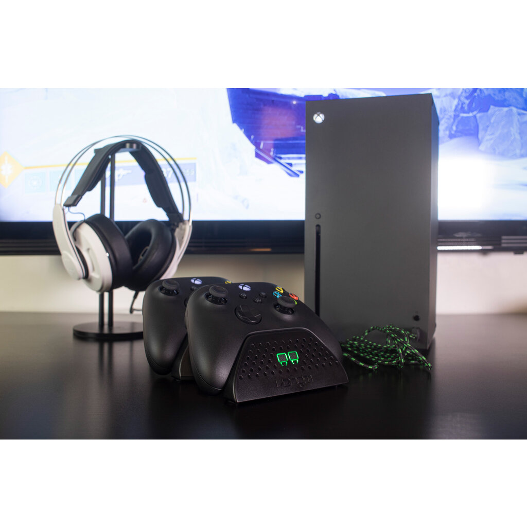 Venom Venom - Xbox Series S/X/One - twin docking station + 2 batteries - zwart