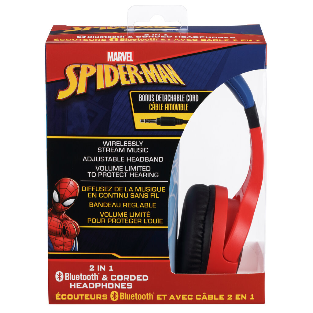 Spiderman Spiderman - junior bluetooth koptelefoon