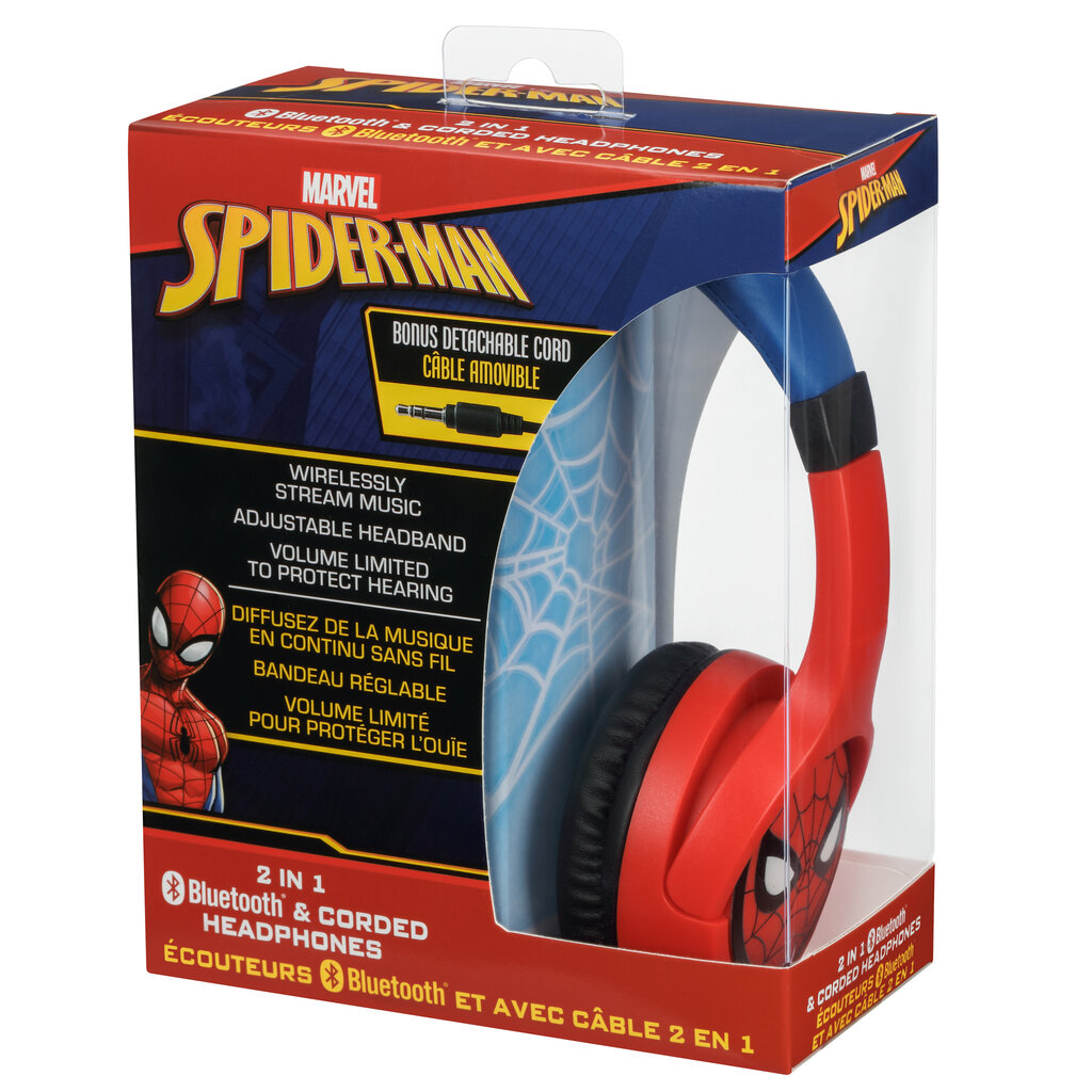 Spiderman Spiderman - junior bluetooth koptelefoon