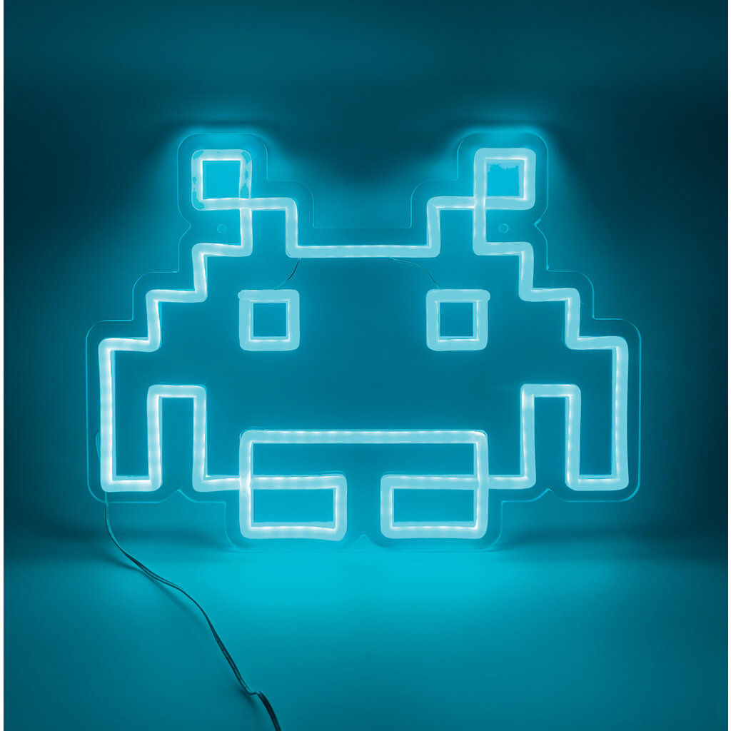 Others Space Invaders - game icon - neon light