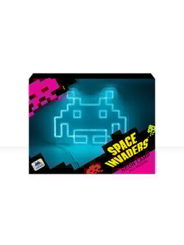 Space Invaders Space Invaders - game icon - neon light