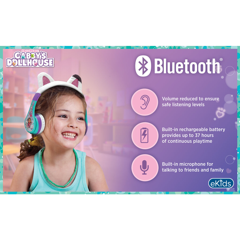 Gabby's Dollhouse Gabby's Dollhouse - junior headphones with ears