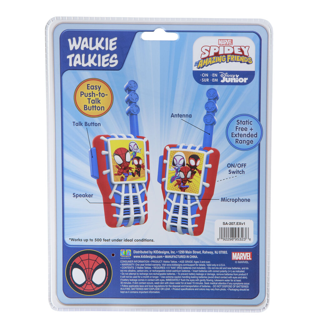 Spiderman Spidey - walkie talkie set