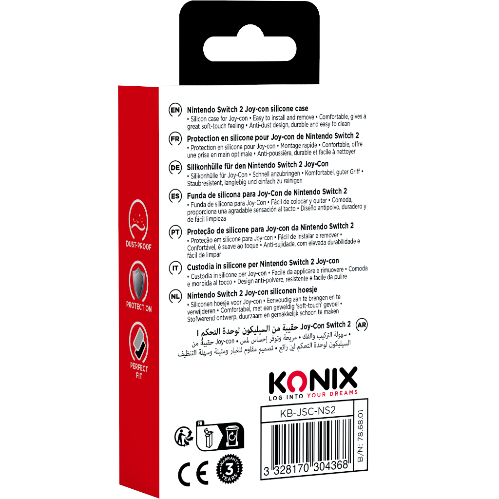 Konix Switch 2 - siliconen covers