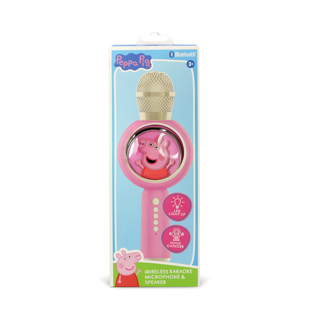 Peppa Pig Peppa Pig - PopSing LED Light - wireless  karaoke microphone