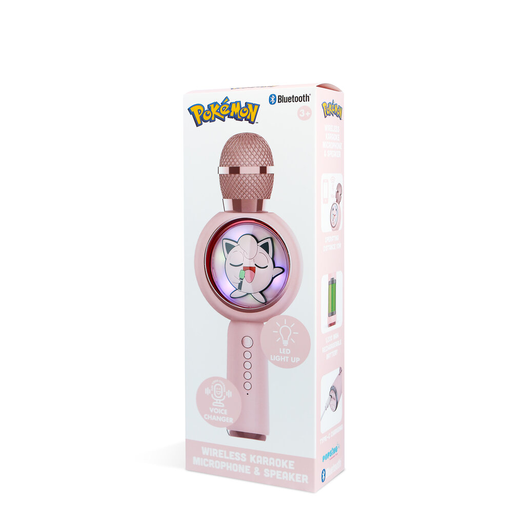Pokémon Jigglypuff - PopSing LED Light - draadloze karaoke microfoon