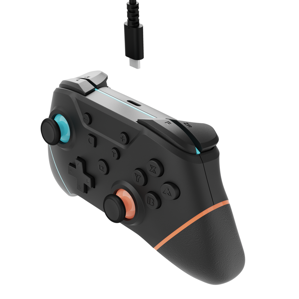 Hyperkin Hyperkin - Switch 2 - NuChamp - wireless controller - blue/orange