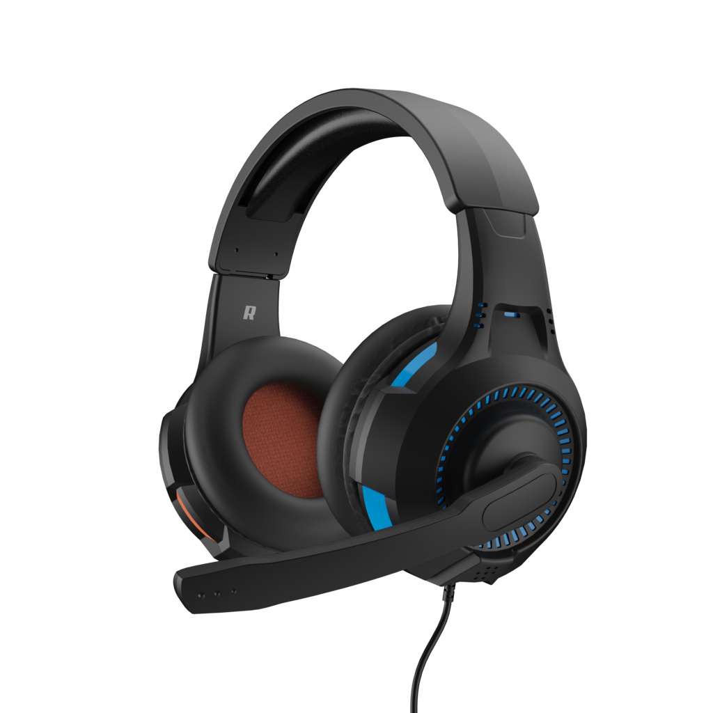Hyperkin Hyperkin - Switch 2 - Soundtac headphones - blue/orange
