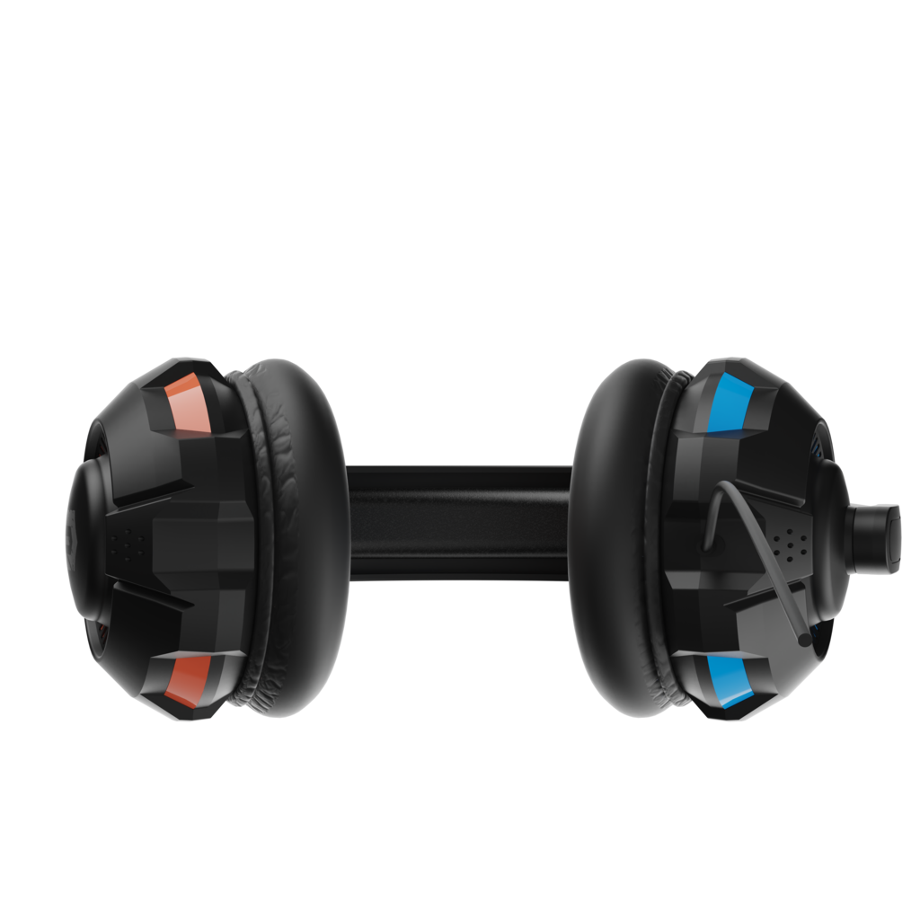 Hyperkin Hyperkin - Switch 2 - Soundtac headphones - blue/orange