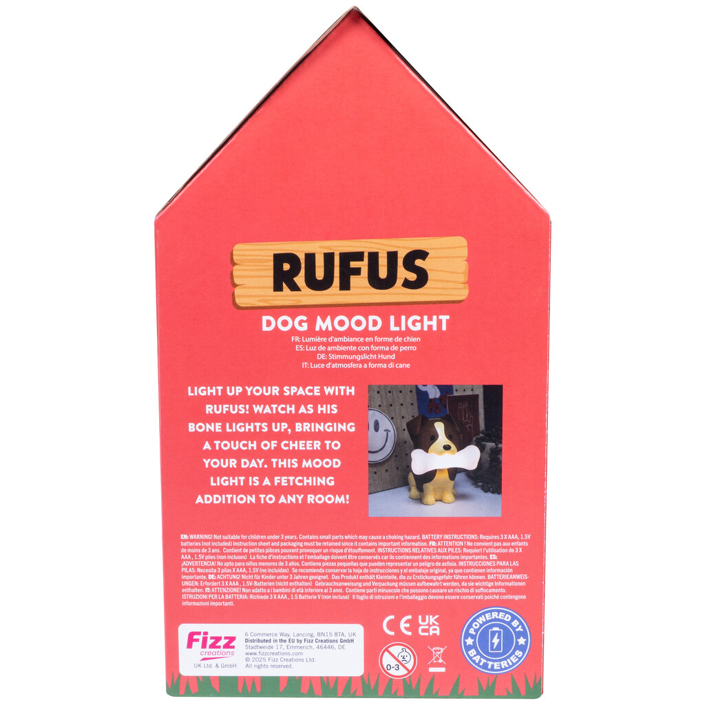 Fizz Creations Rufus the Dog - mood light