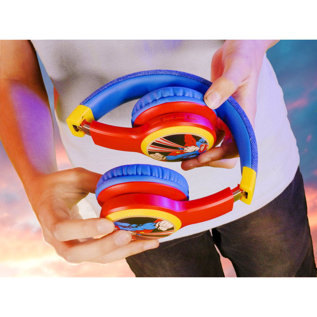 Superman Superman - junior bluetooth headphones - with led lights