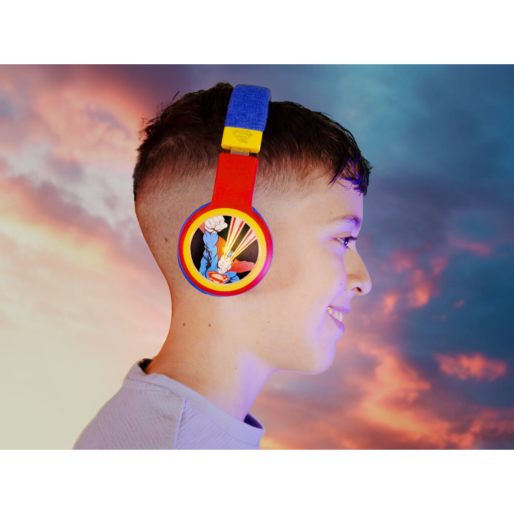 Superman Superman - junior bluetooth headphones - with led lights